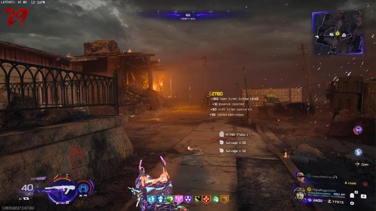 Bo7 Zombies Paradox Junction 4344 eliminations