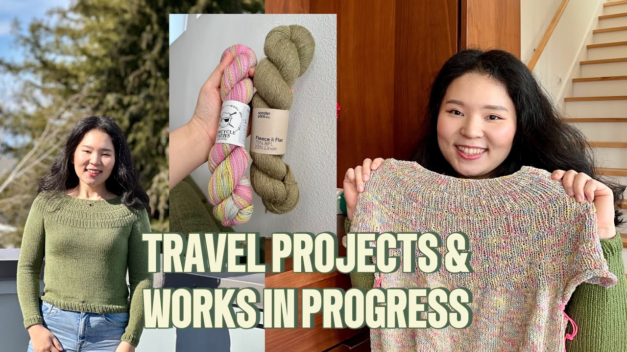 ANdmadeco Ep.23 - ankers sweater vs summer shirt, packing for travel | knitting podcast