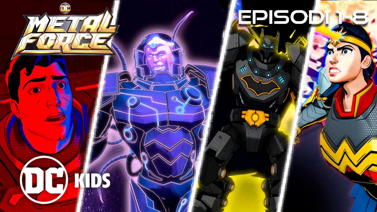 EPISODI COMPLETI 1-8 MARATHON! | DC Metal Force in Italiano 🇮🇹 | @DCKidsItaliano