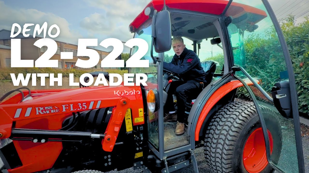 Kubota L2-522 Demo Tractor with Loader | 52HP Compact Tractor at Clarkes of Cavan