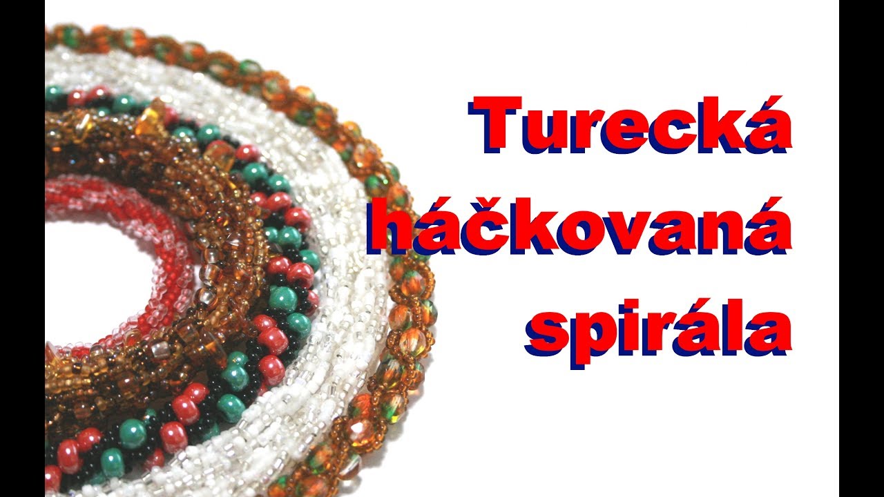 Turecká háčkovaná spirála / Turkish crochet rope