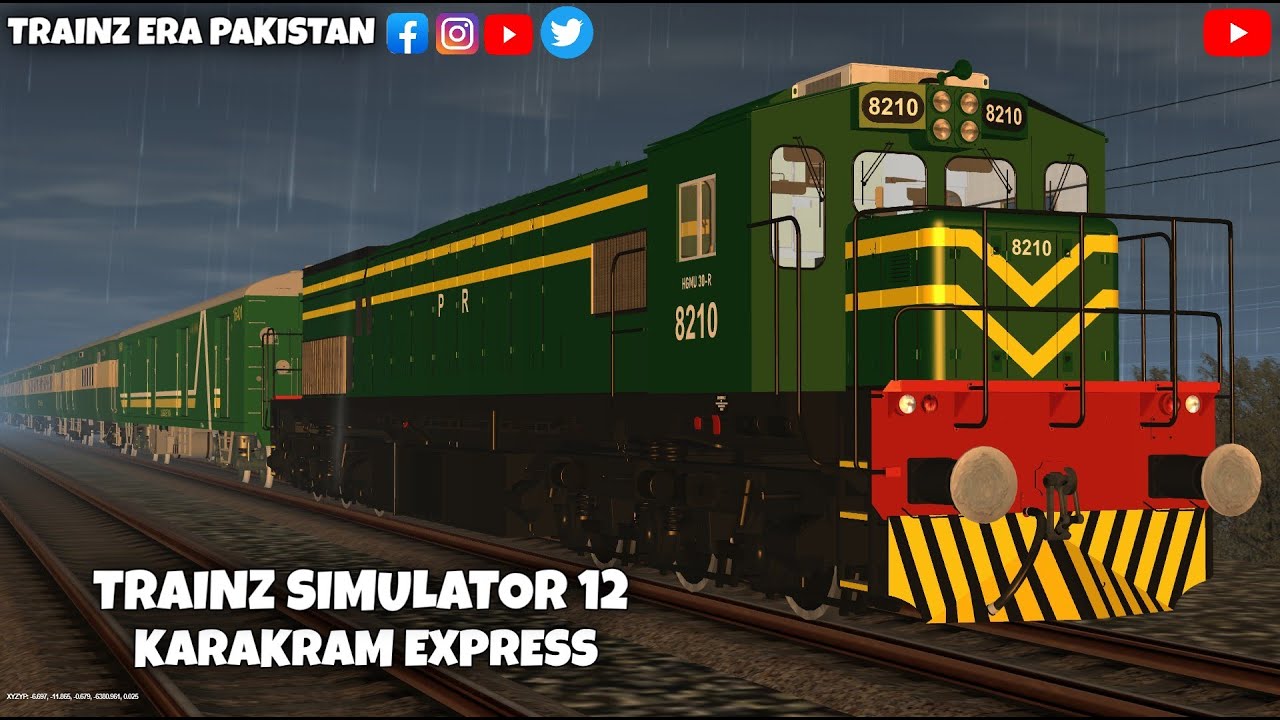 Ultra Realistic Pakistan Railways Addons | Trainz Simulator Gameplay | train videos pakistan railway