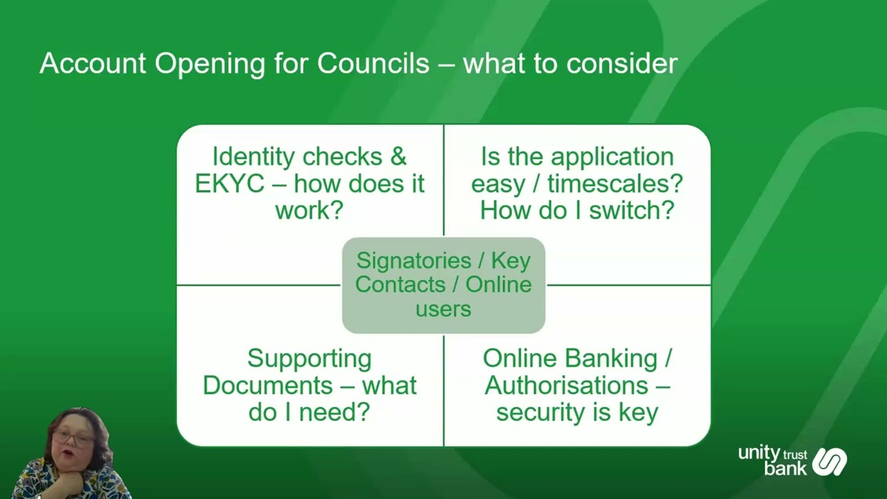 Banking Needs of Parish and Town Councils with Unity Trust Bank