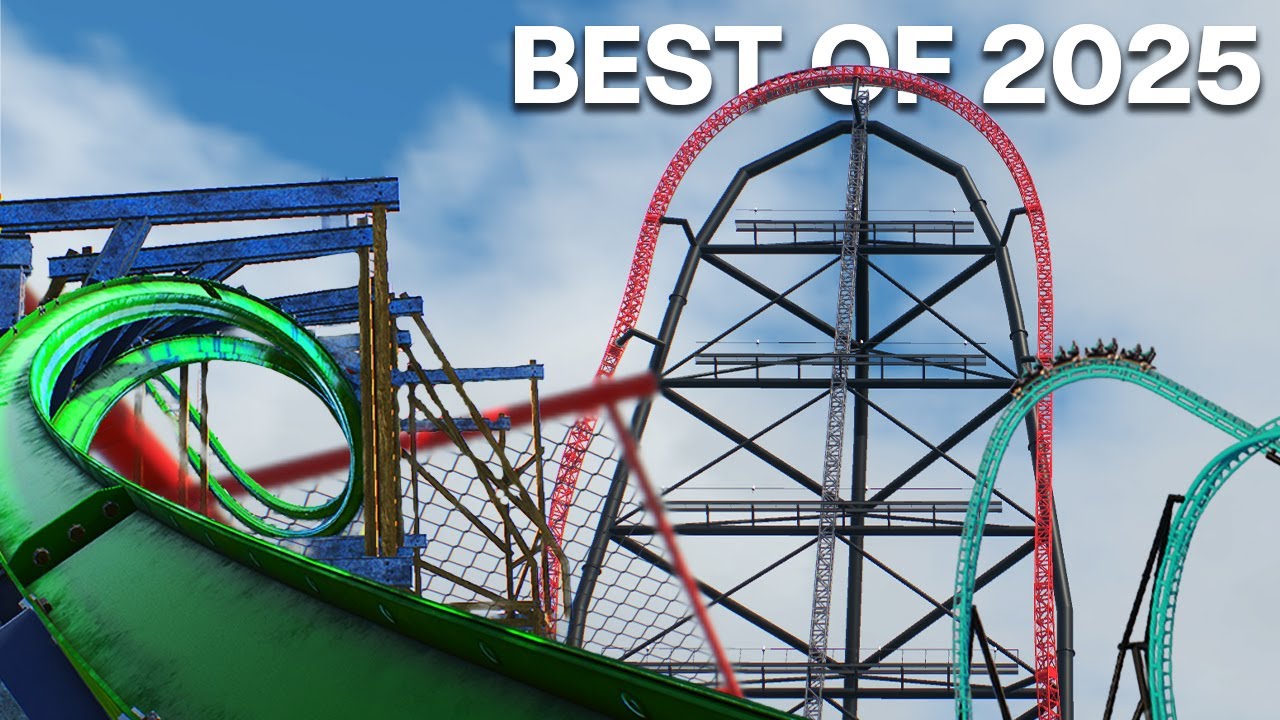 My Top 10 Coasters I BUILT in 2025!