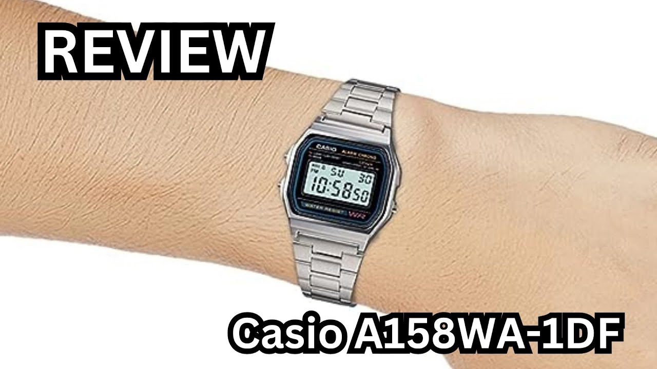 Casio A158WA 1DF REVIEW.