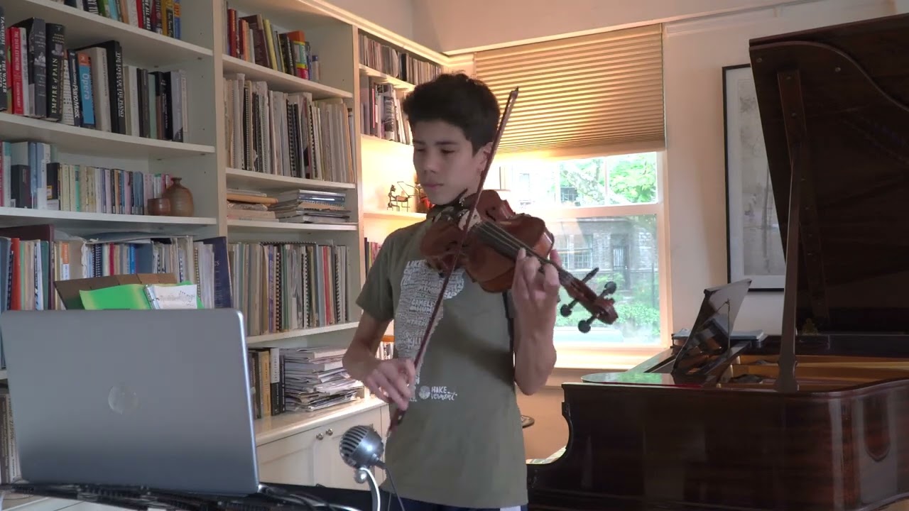 On the Sunny Side of the Street on jazz violin