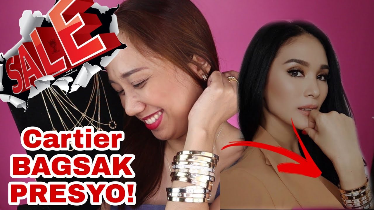 VLOGMAS 01: BAGSAK PRESYONG CARTIER INSPIRED JEWELRY ALA HEART EVANGELISTA | FT. GOLD DISTRICH PH