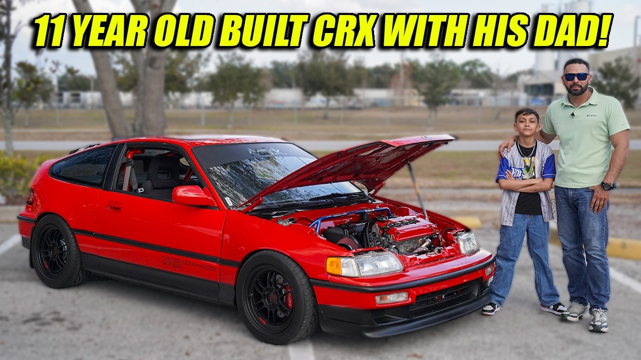 Honda CRX SI B SERIES Джулиана &mdash; отец и сын, собранные вместе!