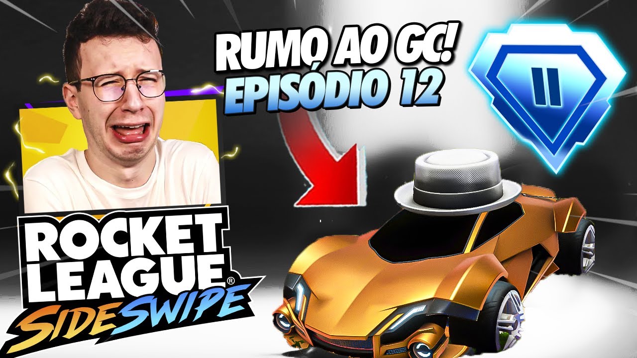 CAÍ CONTRA UM PRO NO DIAMANTE?! NOOB AO GC #12 ROCKET LEAGUE SIDESWIPE