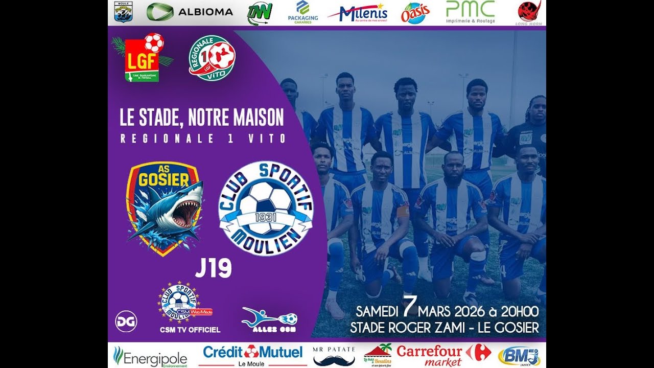 Match retour AS GOSIER VS CS MOULIEN