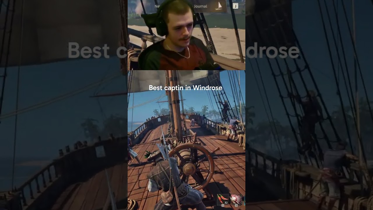 Best captain in Windrose #windrose #gaming #clips #funny #fyp