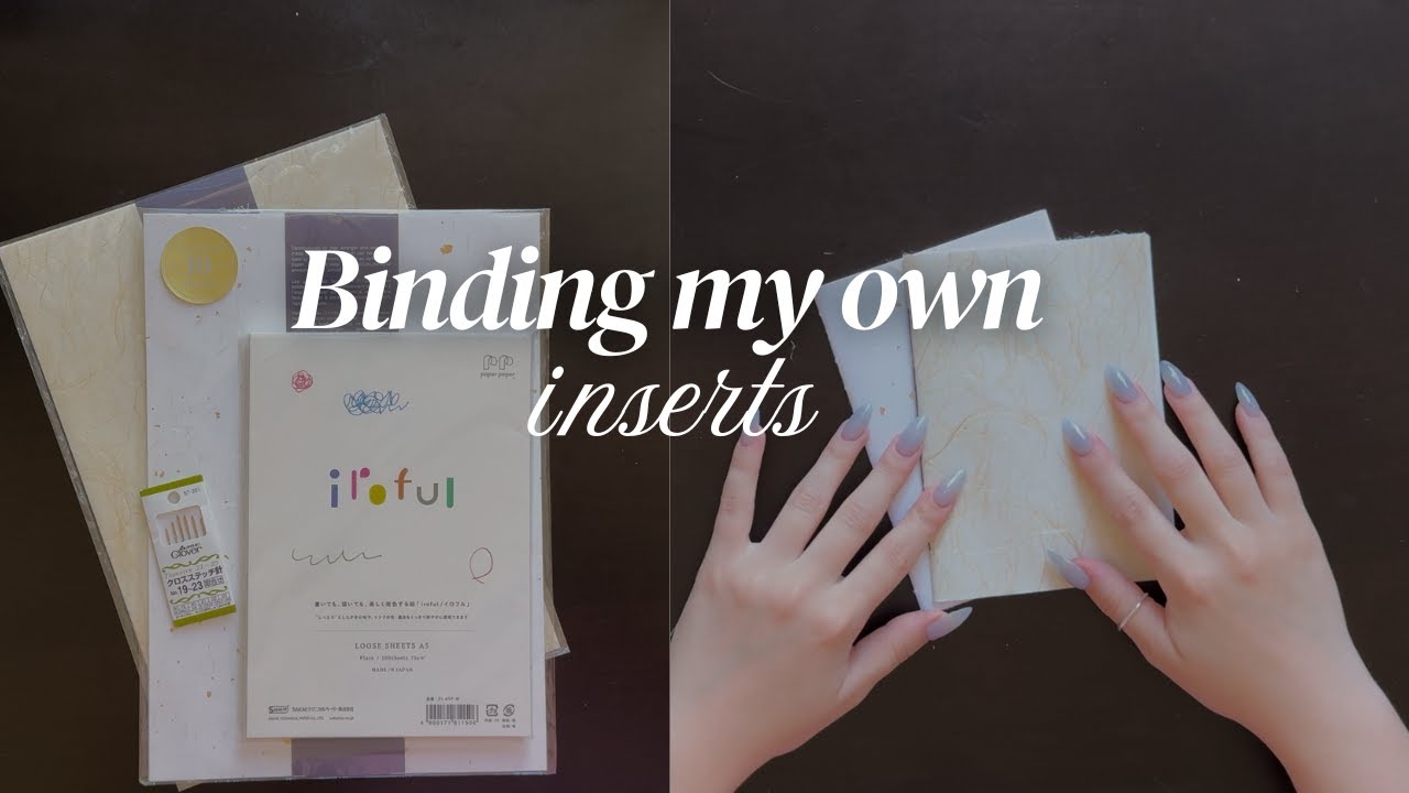 Binding My Own A6 Travelers Notebook Inserts | Vlog Style | Writing On Sunshine