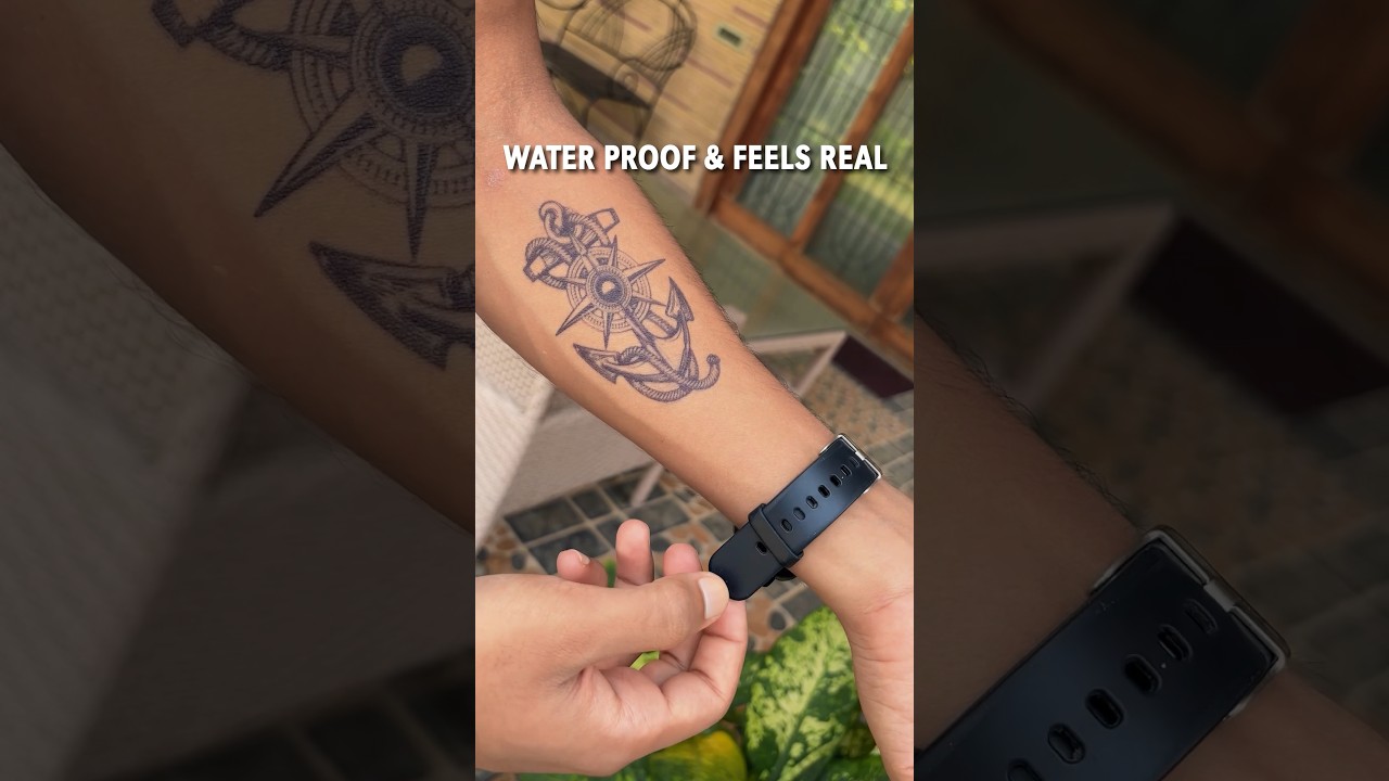 Waterproof and Feels Real II Inkhub Semi-Permanent Tattoos II #tattoo #mustsee #explore