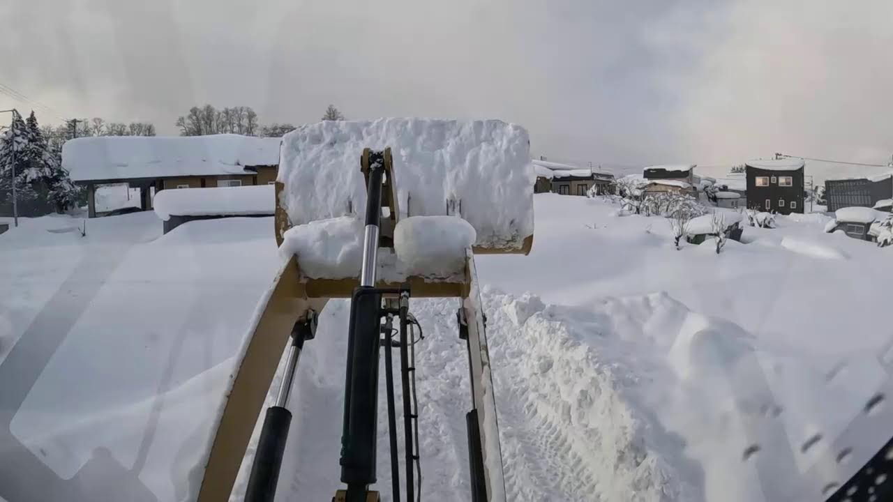 2026/1/23 早朝除排雪　作業中は無言