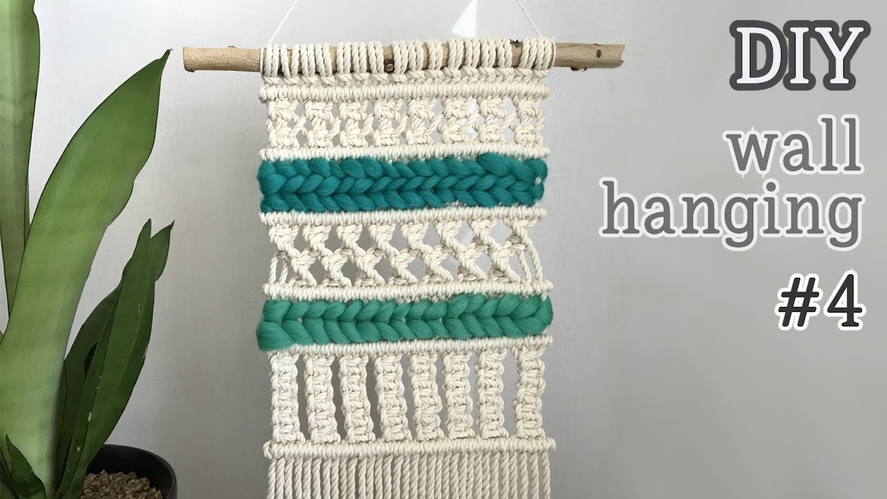 마크라메 월행잉 #4 / DIY Macrame wall hanging #4