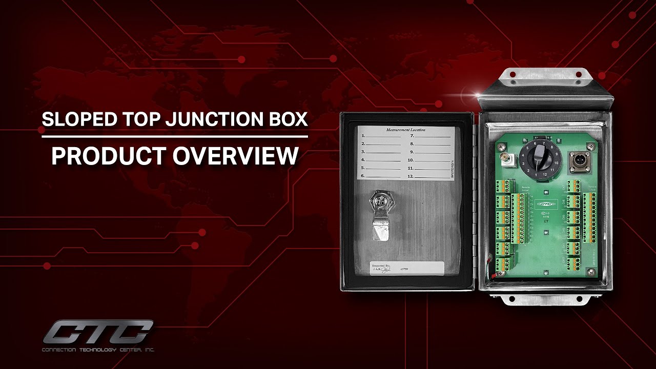 Sloped Top Junction Box Overview | CTC