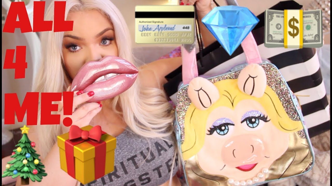 CHRISTMAS PRESENTS I BOUGHT FOR MYSELF 2017! (EPIC HAUL)