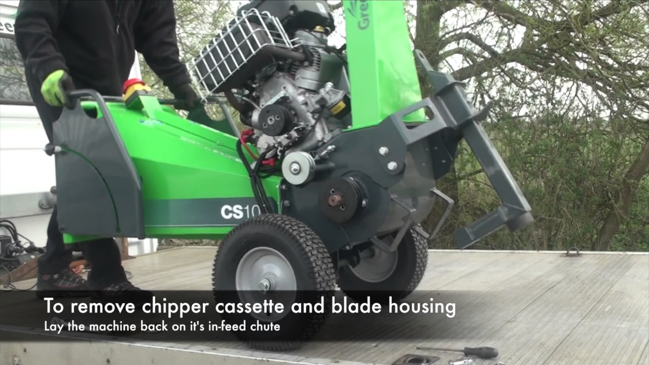 GreenMech CS100 Wood Chipper Installation