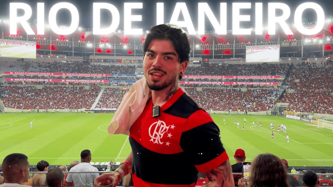 Levei os Gringos pra Assistir o Jogo do Flamengo de Jato