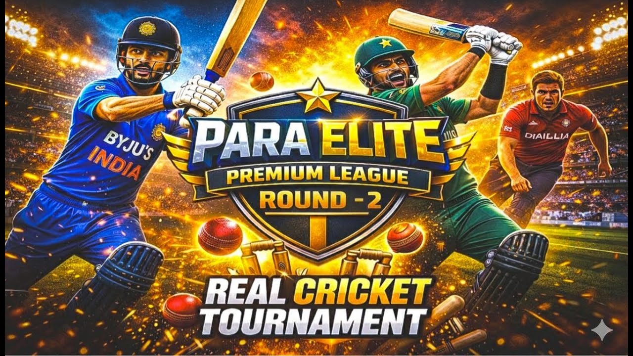 PARA ELITE PREMIUM LEAGUE 🏆 | REAL CRICKET TOURNAMENT ROUND 2 LIVE | [ DAY-2 ]🔥