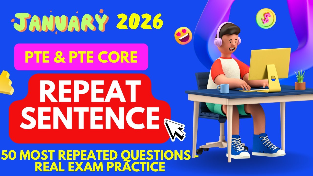 🔥 50 PTE Repeat Sentences Practice 2025 | Real Exam Questions | Daily Speaking Practice |
