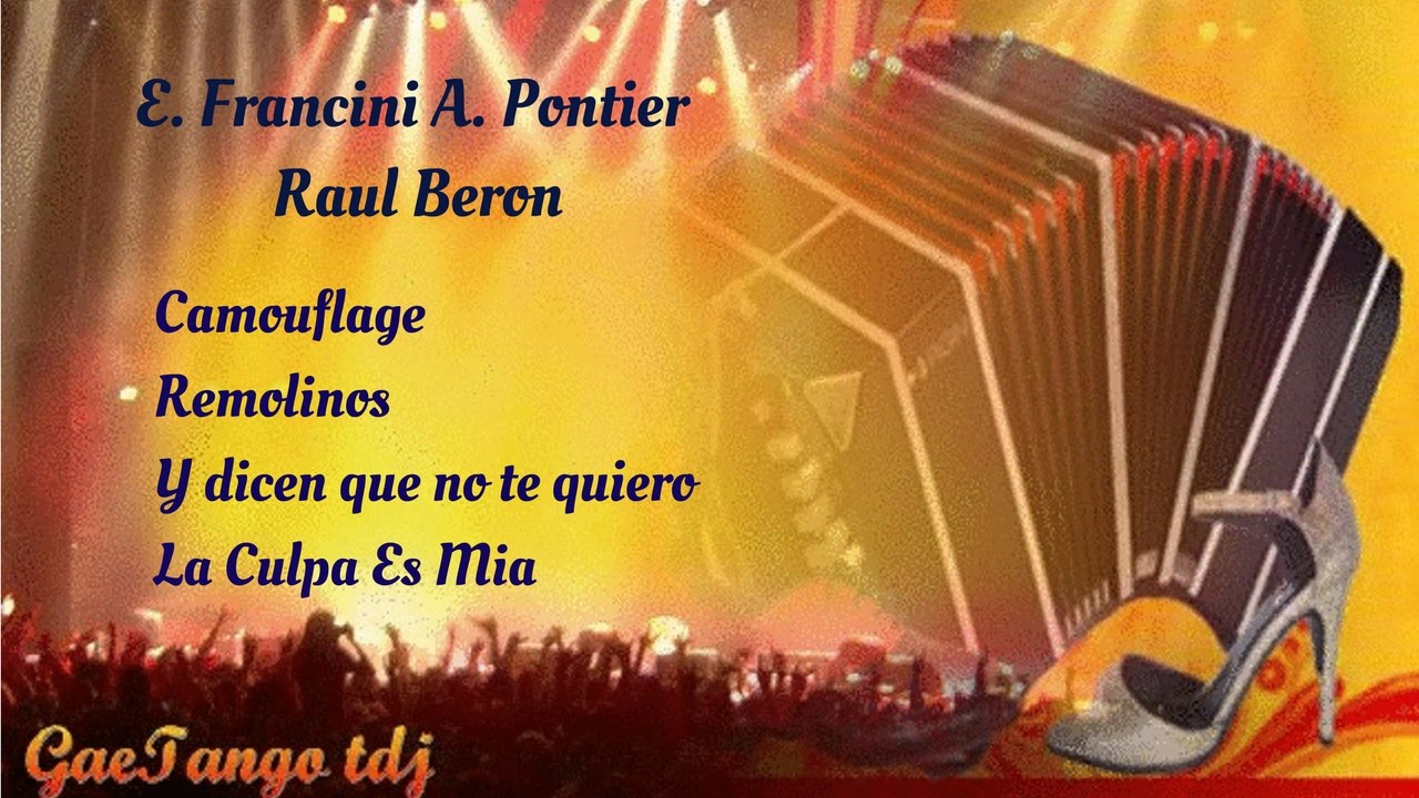 Tanda di tango E  Francini A  Pontier Raul Beron 1946 47