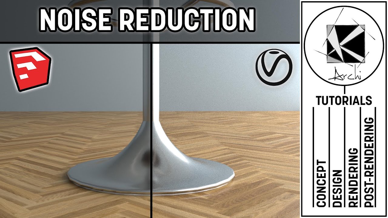 Learn to reduce noise in the render -  Vray Next and Sketchup 2019