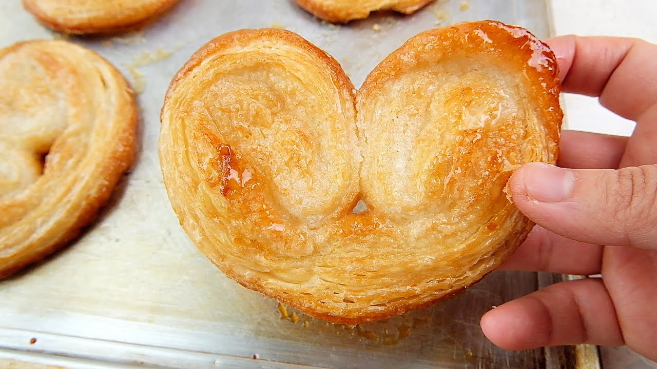 Palmier 蝴蝶酥 ❤ | 法式千层酥的制作方式