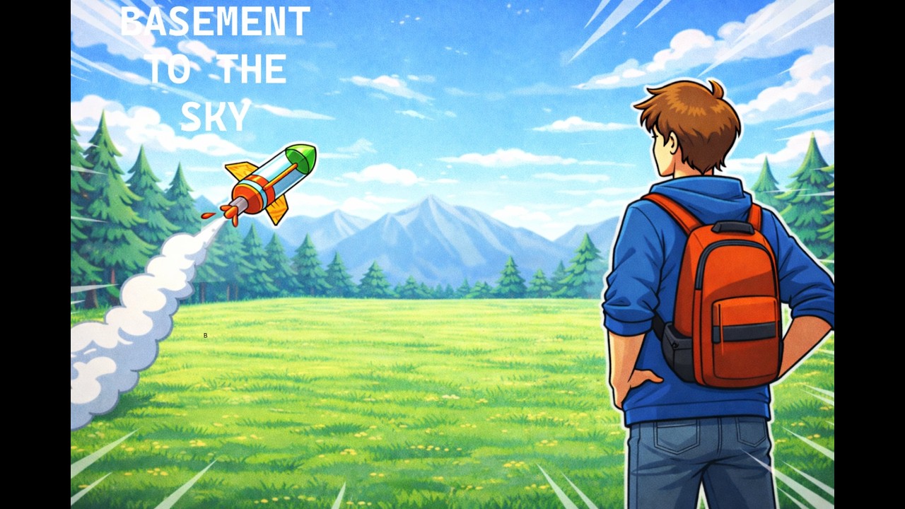 este juego te enseña a hacer COHETES!!! | probando basement to the sky (demo)