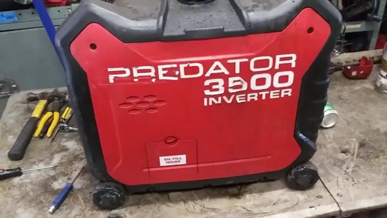 * Predator 3500 inverter generator carburetor cleaning carb repair tune up