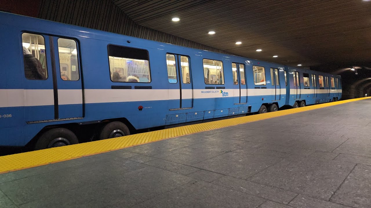Montreal Metro action at LaSalle station 🟢 MR-73 and AZUR trains 🚉 November of 2025