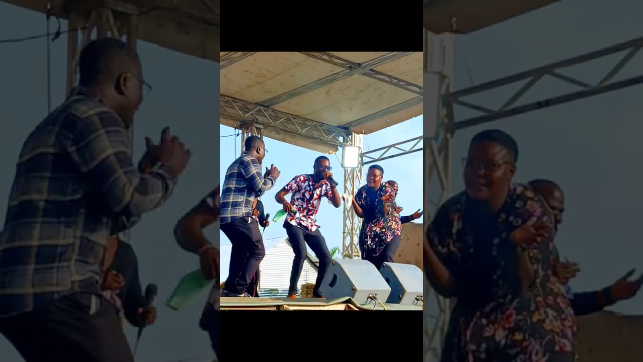 Victonel Onam ministering at Manyatta crusade 