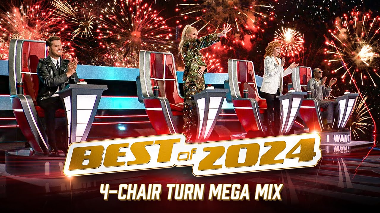 SIX HOURS of 2024's Greatest 4-CHAIR TURNS on The Voice
