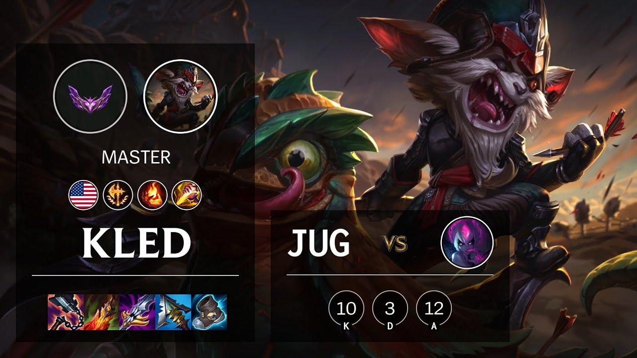 Kled Jungle vs Evelynn - NA Master Patch 12.5
