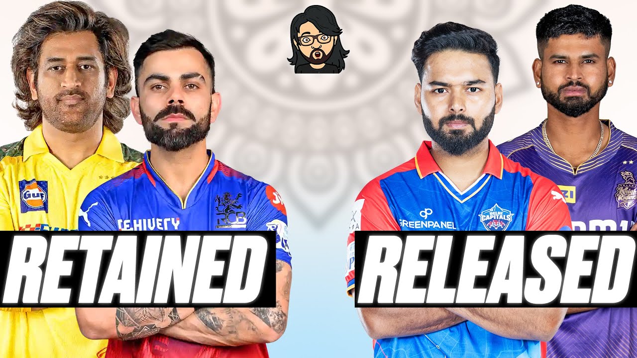 🇮🇳 IPL 2025 Retained vs Released &bull; Cricket 24 &bull; Anmol Juneja