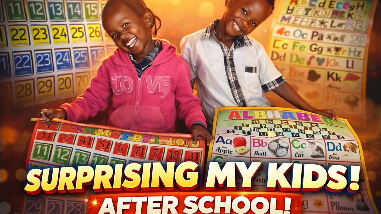 “Back from School & SURPRISED my kids with Learning Gifts @boke_Africa @iammarwa.