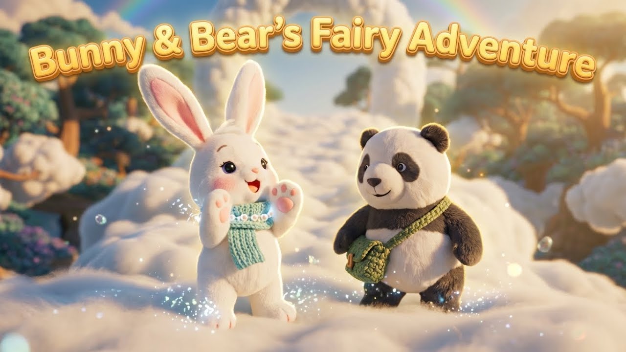 Bunny & Bear’s Fairy Adventure  cute 3D Animation 2 #cartoon #cute3d