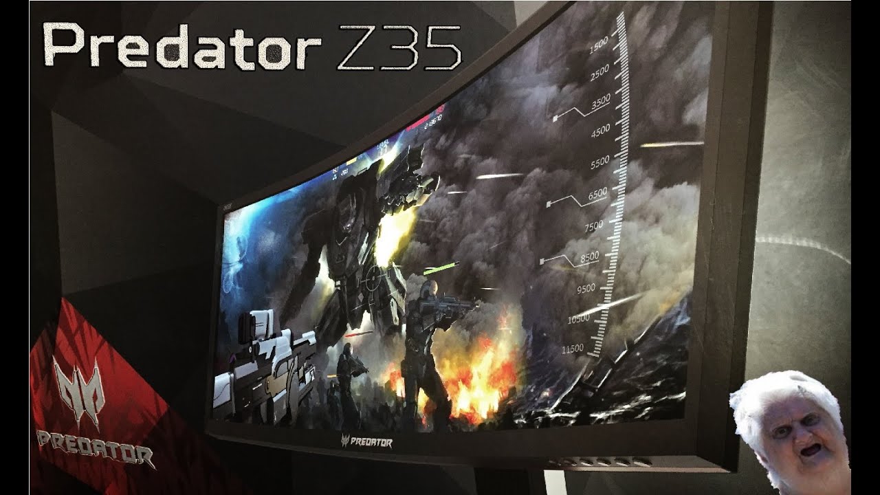 Acer Predator Z35 - Review and Gameplay (1080p60fps)
