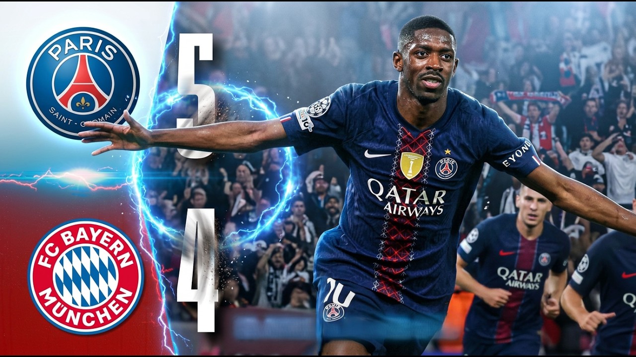 PSG vs Bayern Munchen (5 - 4) Champions League - Semi FINAL | Extended HIGHLIGHTS