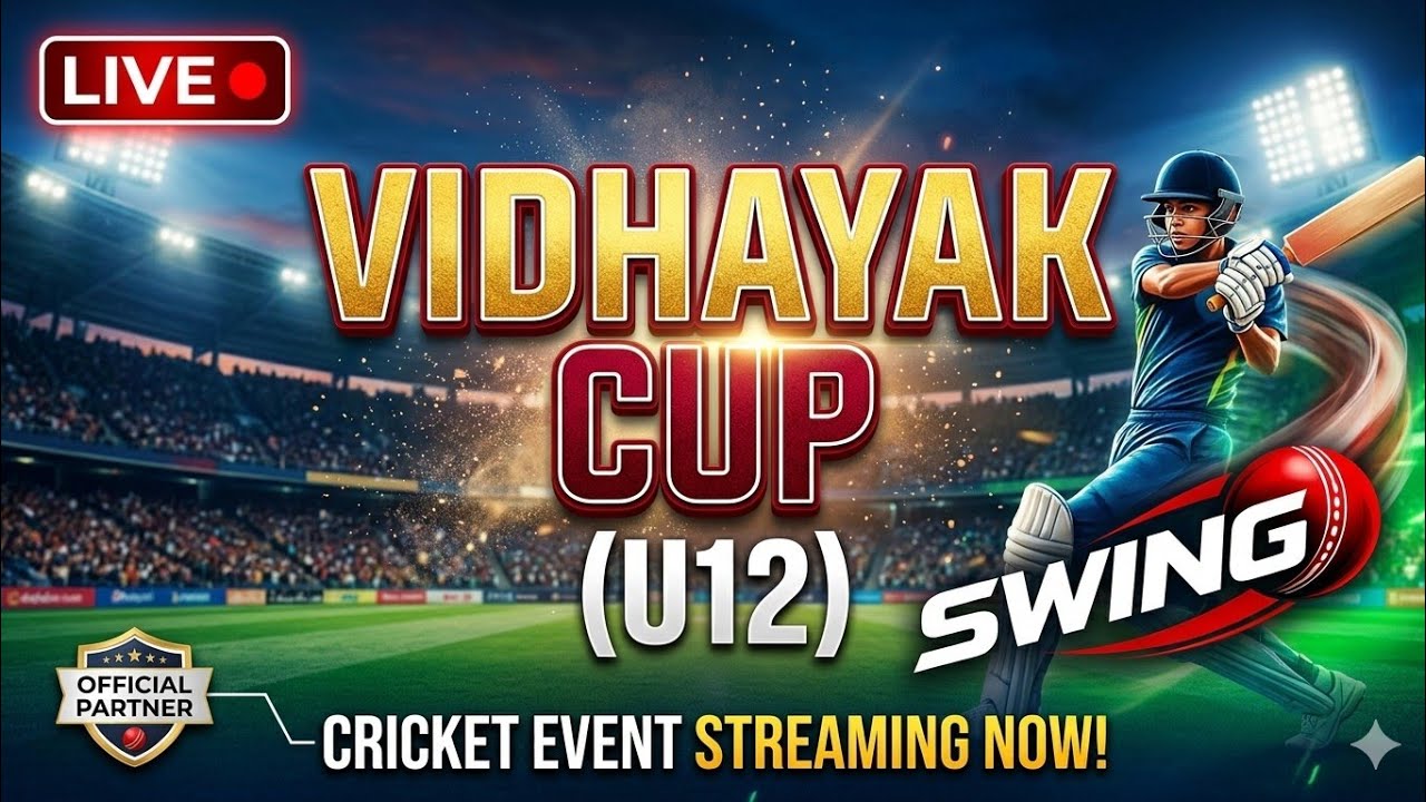 LIVE 🔴: Thrilling U-12 Clash! Ace Cricket Academy vs SGCA | Vidhayak Cup | Power By Swing