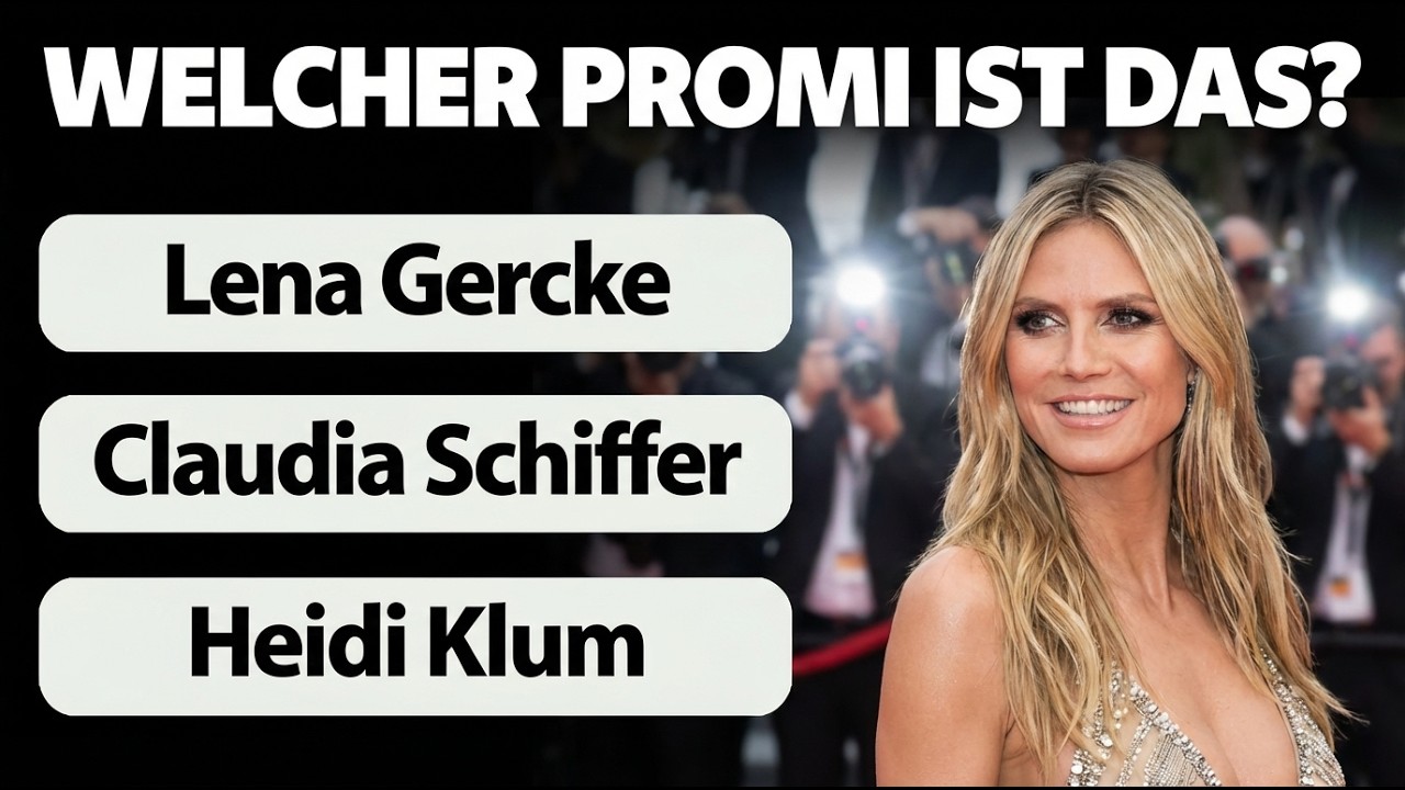 Nur 1% erkennen alle diese deutschen PROMIS 📷 | QUIZ