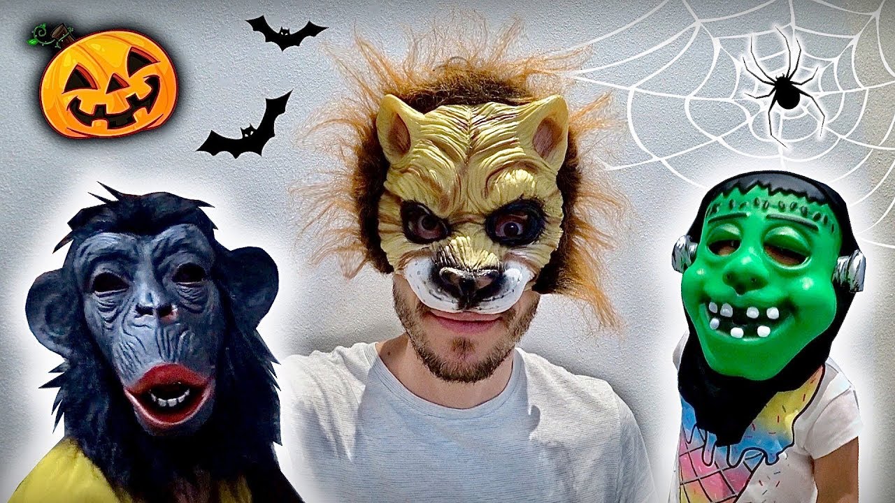 MASCARAS ASSUSTADORAS DO HALLOWEEN 2019 🎃Família Brancoala