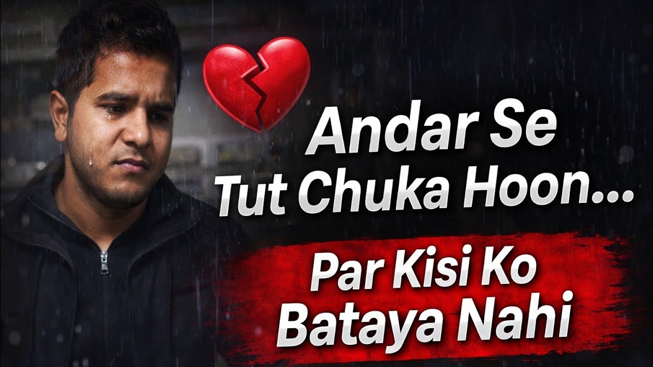 💔 “Mard Bhi Rote Hain… Par Chupke Se”💔 “Andar Se Tut Chuka Hoon… Par Kisi Ko Bataya Nahi”💔