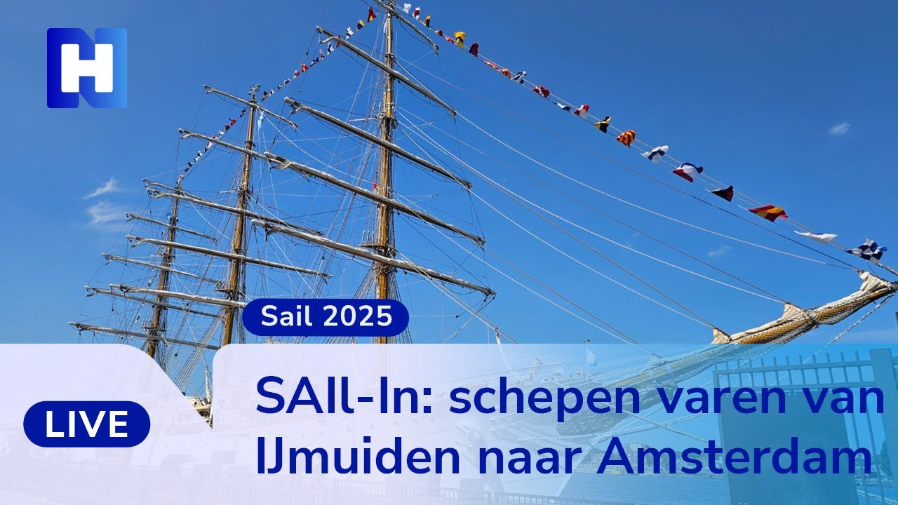 TERUGKIJKEN: Deel 1. Tijdens SAIL-in vaart enorme stoet schepen van IJmuiden naar Amsterdam