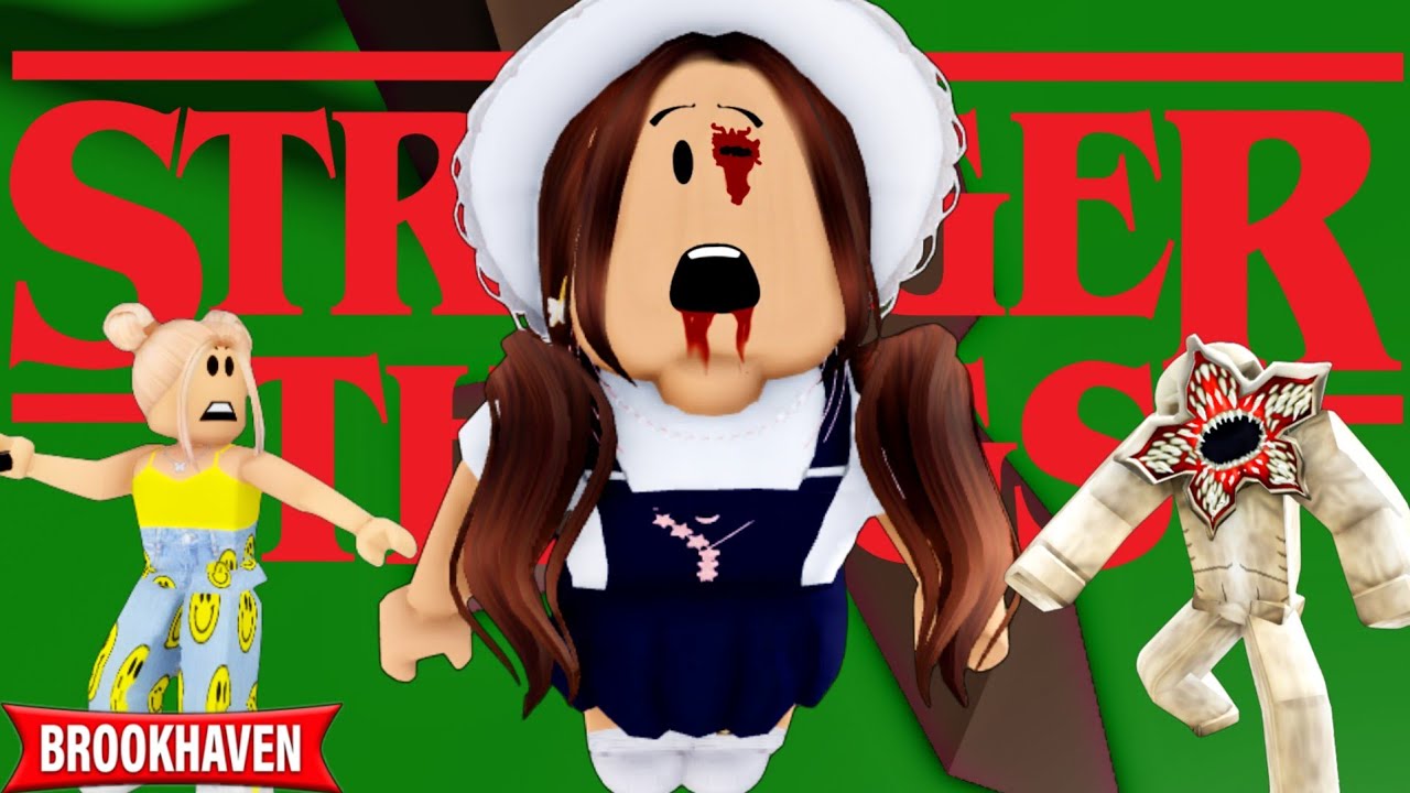 O DEMOGORGON PEGOU A MINHA IRMÃ! STRANGER THINGS-BROOKHAVEN RP-ROBLOX