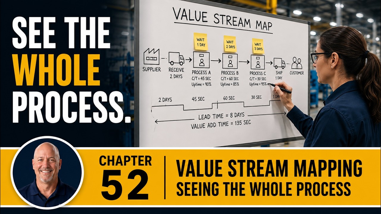 Value Stream Mapping: Find Waste, Improve Flow, Reduce Lead Time (Chapter 52)