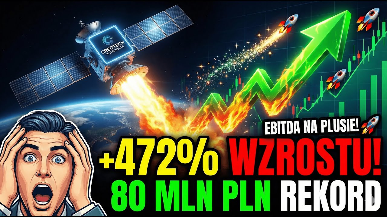 Creotech +472% WZROSTU! 80 mln PLN przychod&oacute;w w Q3 2025 - Creotech Instruments EKSPLODUJE! 🚀