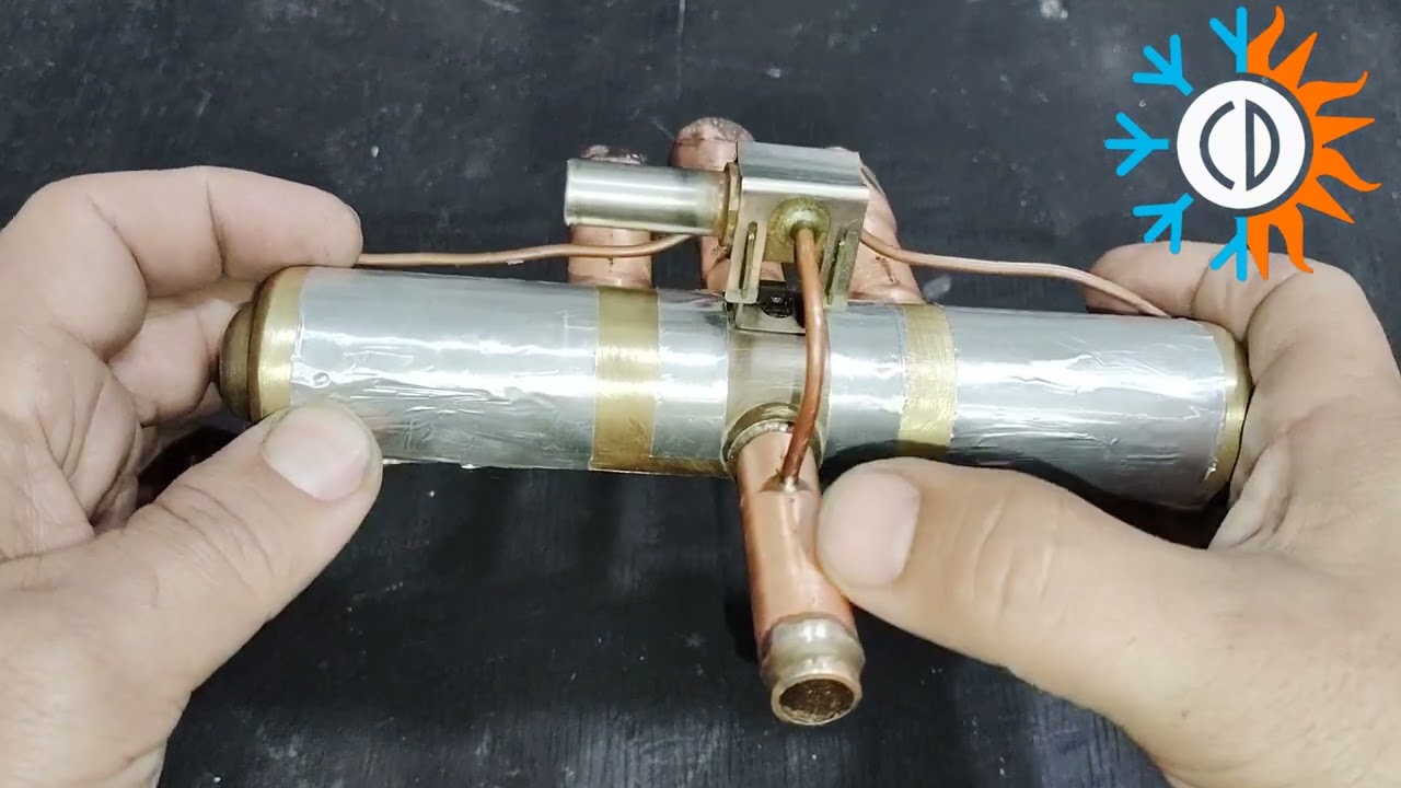 Válvula inversora de aire acondicionado. válvula de 4 vías. Cómo es? Cómo funciona?