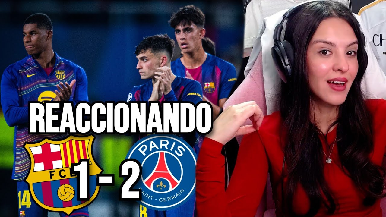 REACCIONES DE UN HINCHA al Barcelona vs PSG *EL MEJOR DE EUROPA HOY*