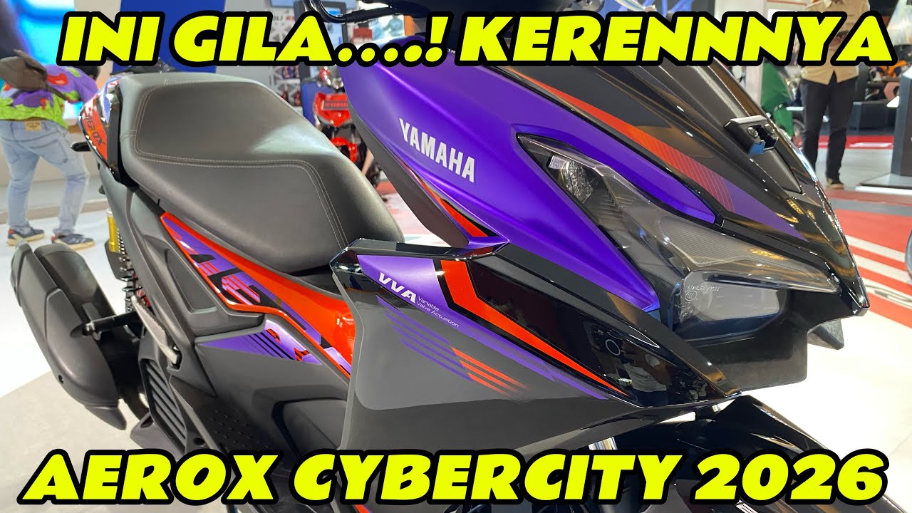 GILA KERENNYA 🔥 WARNA TERBARU AEROX CYBERCITY 2026
